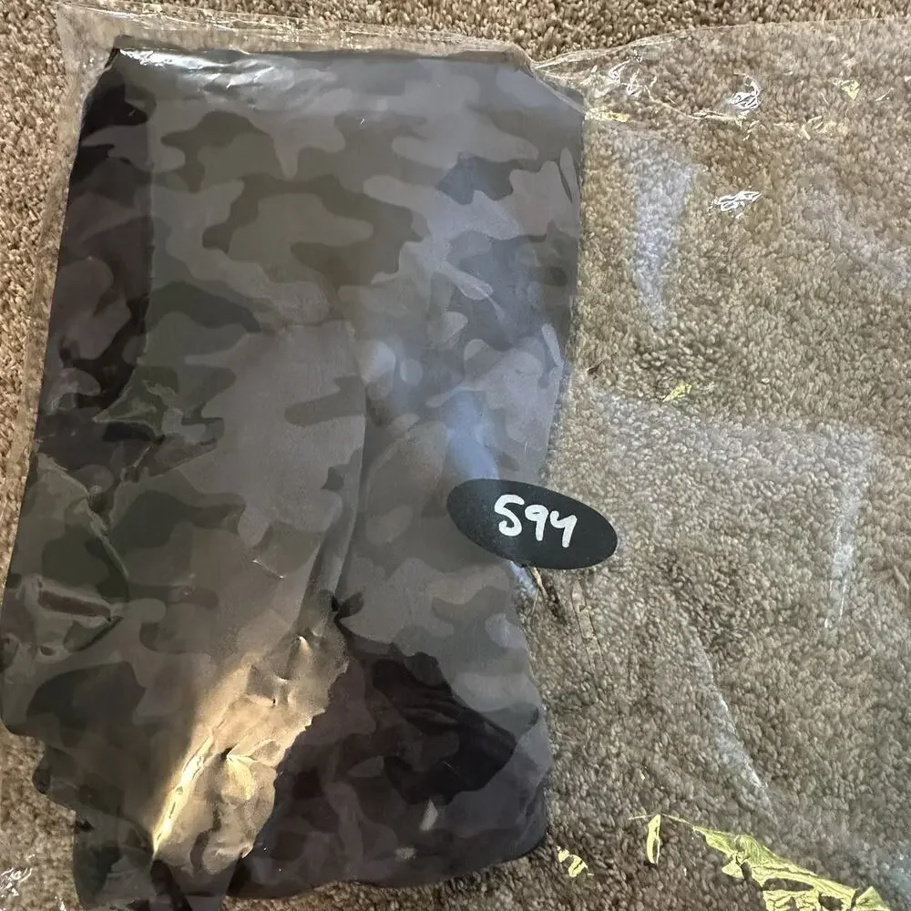 BYLT Premium Camo Coastal Boardshorts Mens XL Black Swim Shorts Stretch Trunk